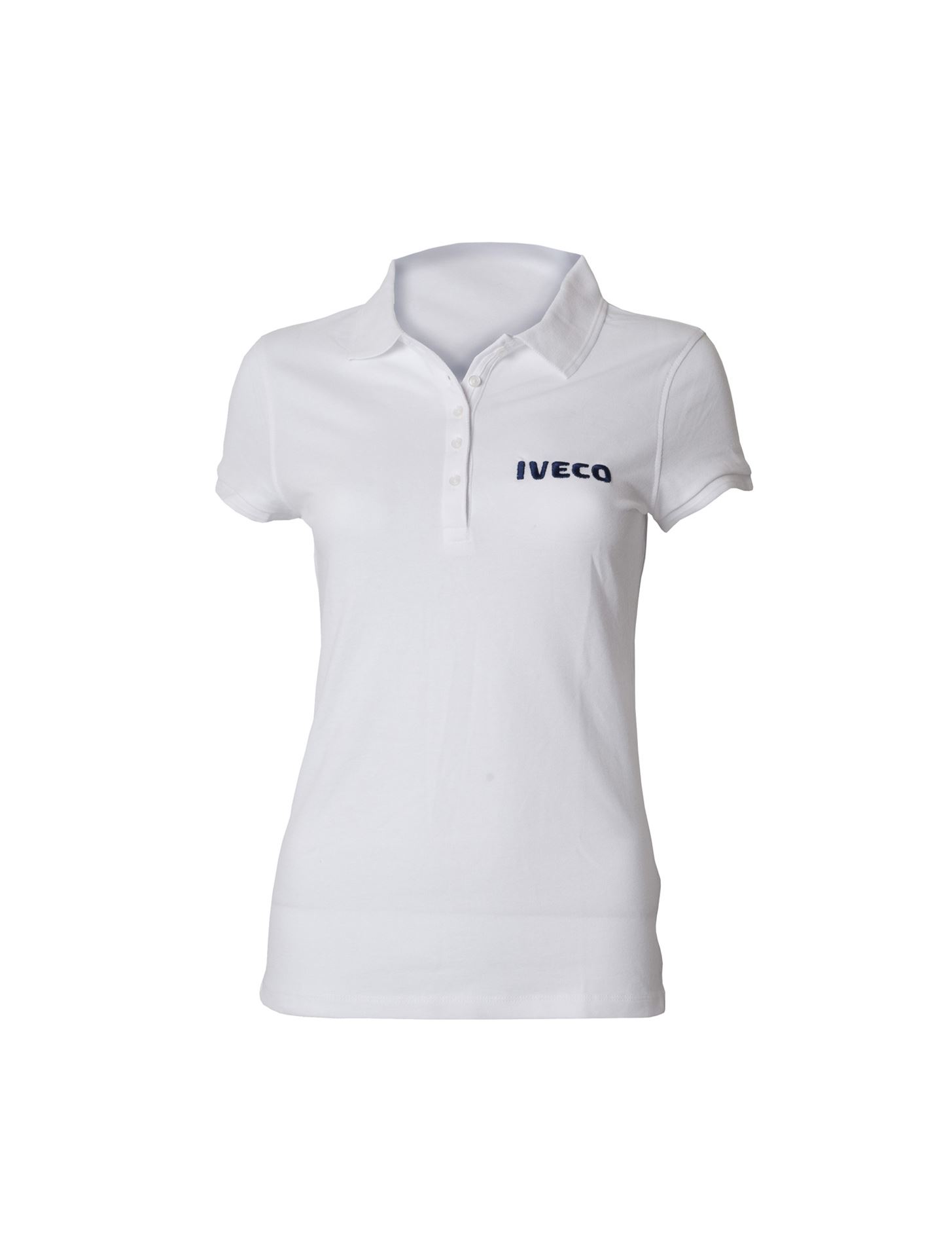 Iveco Fanshop. Women's polo shirt, white