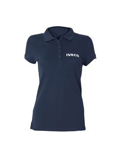 Image of Women's polo shirt, blue